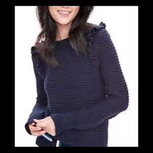 Banana Republic Ruffle Shoulder Sweater